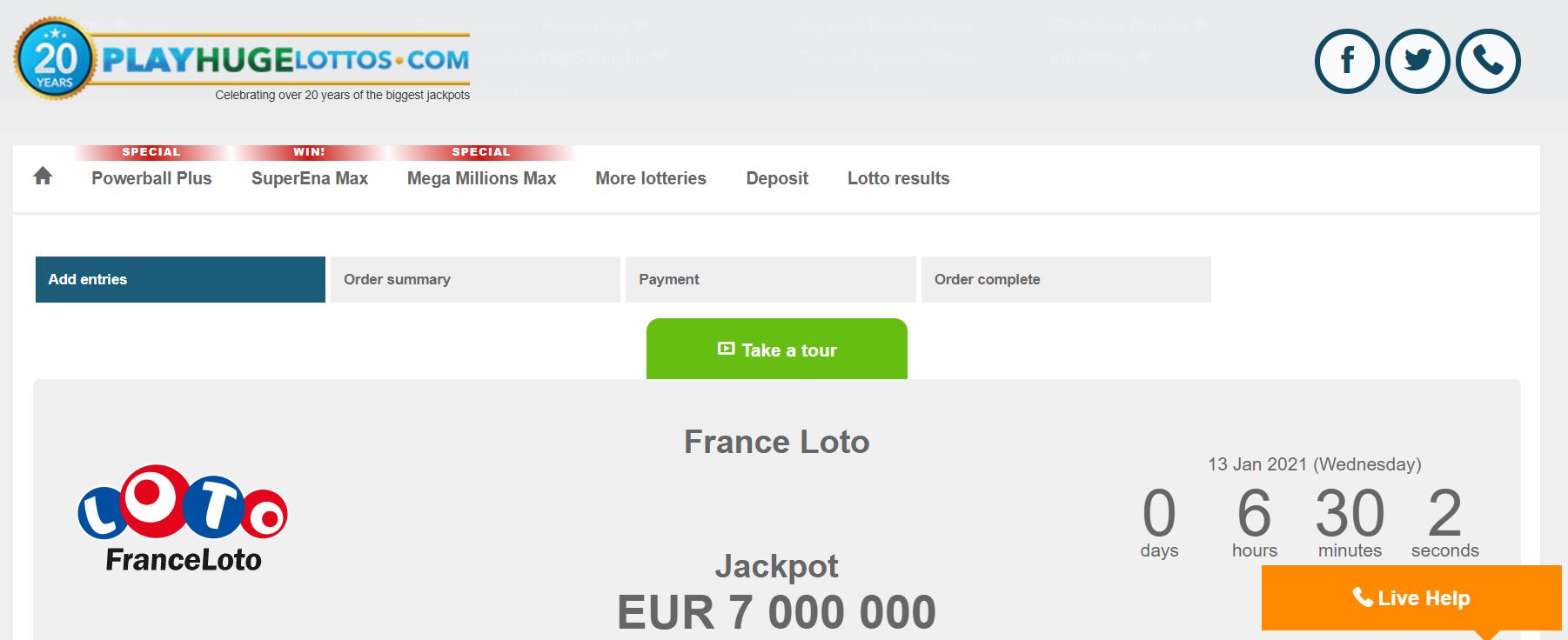 Play France Lotto Online Game