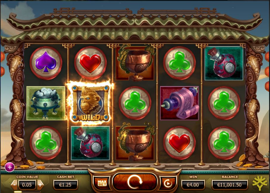 Play Online Slot Game Legend of the Golden Monkey