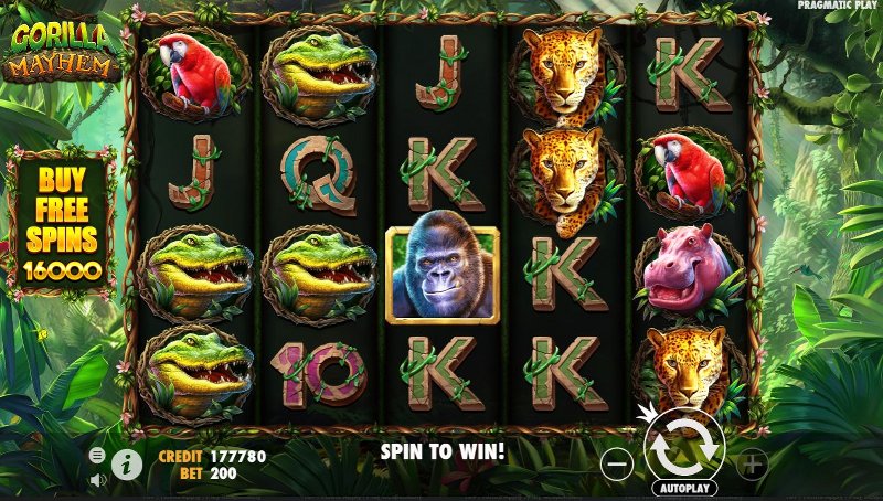 Fun88 online slots - Gorilla Mayhem