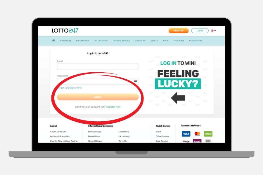 Lotto247 Login - part 2