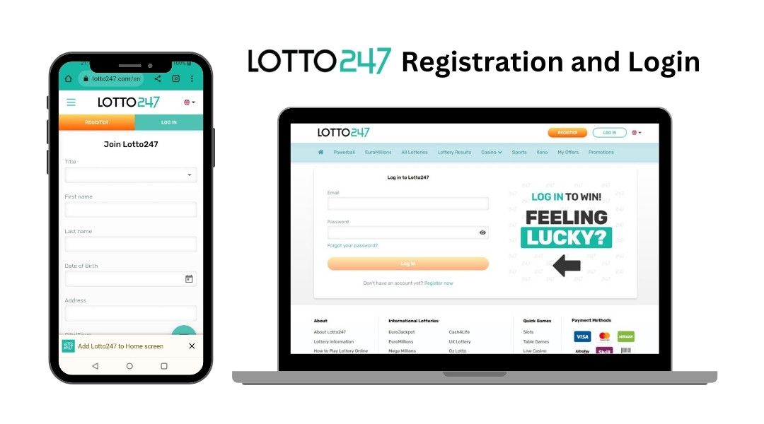 Lotto247 Registration and login guide