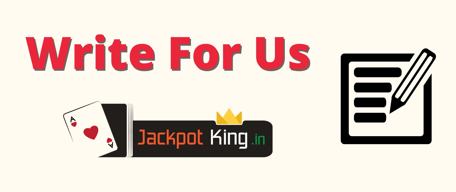 Write For Us - JackpotKing